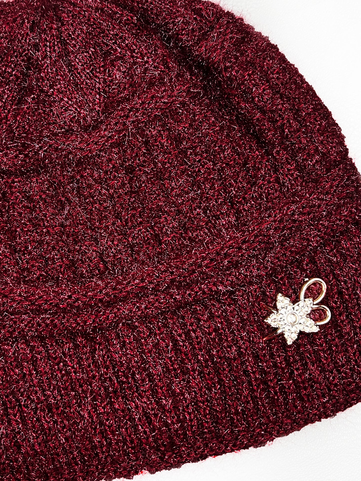 Maroon Beanie Winter Cap For Women's/Girls WWC12