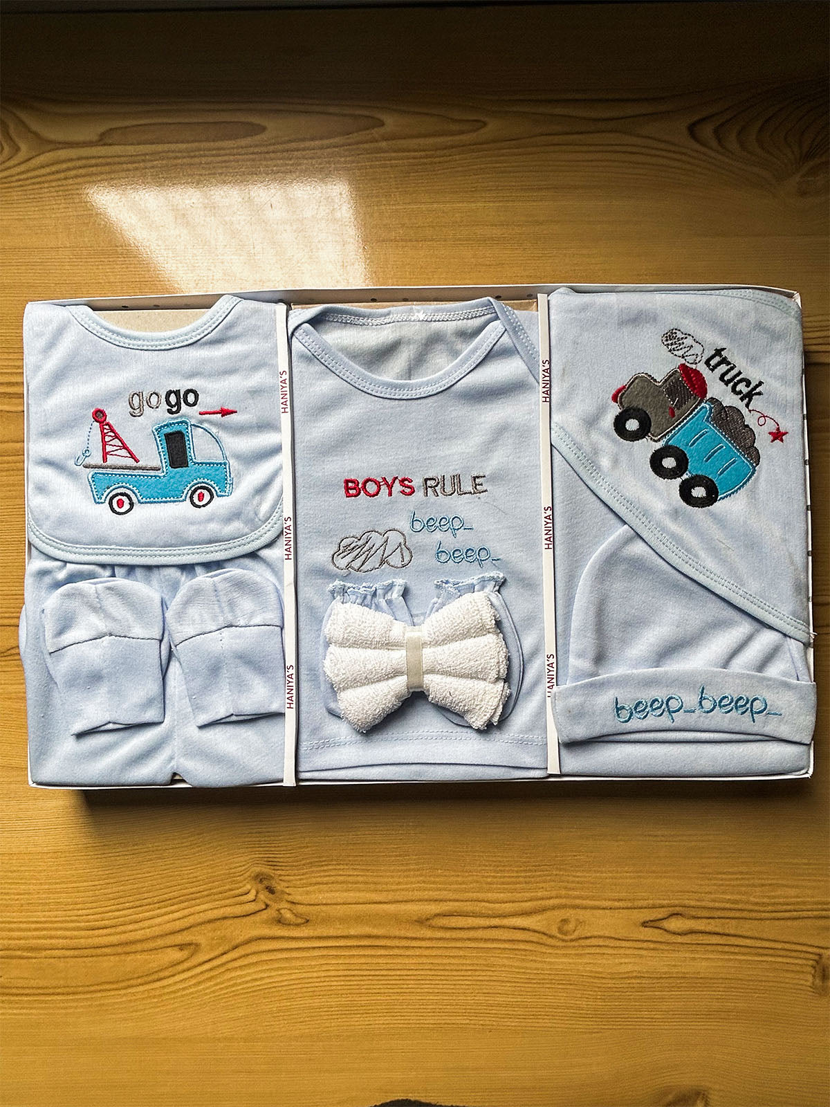 0Mth - 3Mth Blue 10Pcs Gift Set For Newborn HG NBGS377
