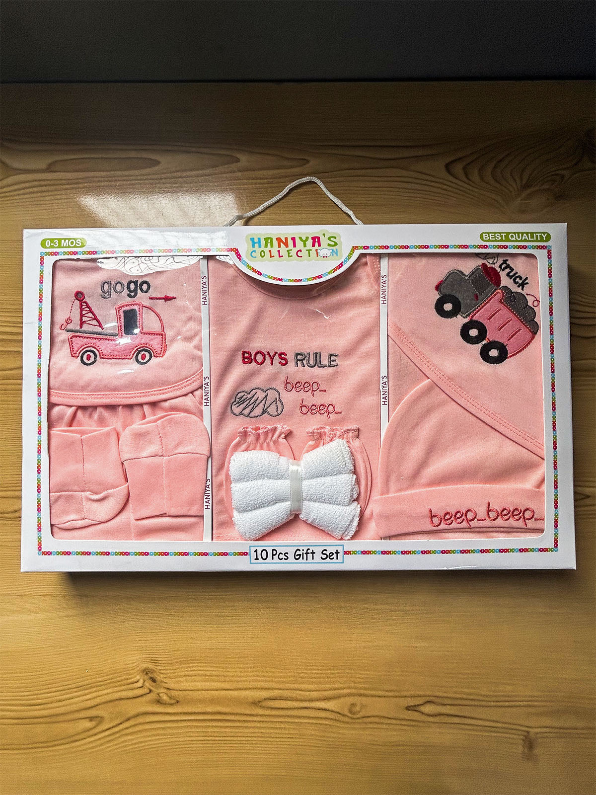 0Mth - 3Mth Pink 10Pcs Gift Set For Newborn HG NBGS379