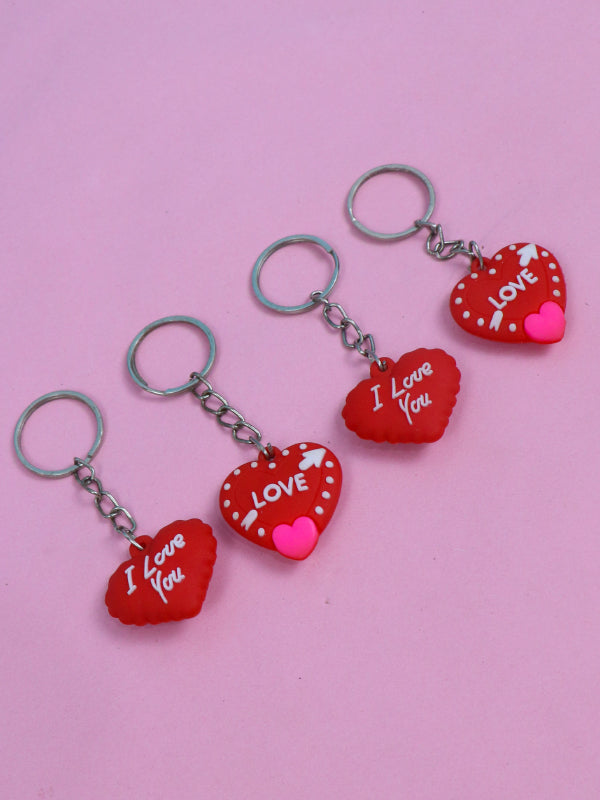 KC23 Pack Of 4 Key Chain Red