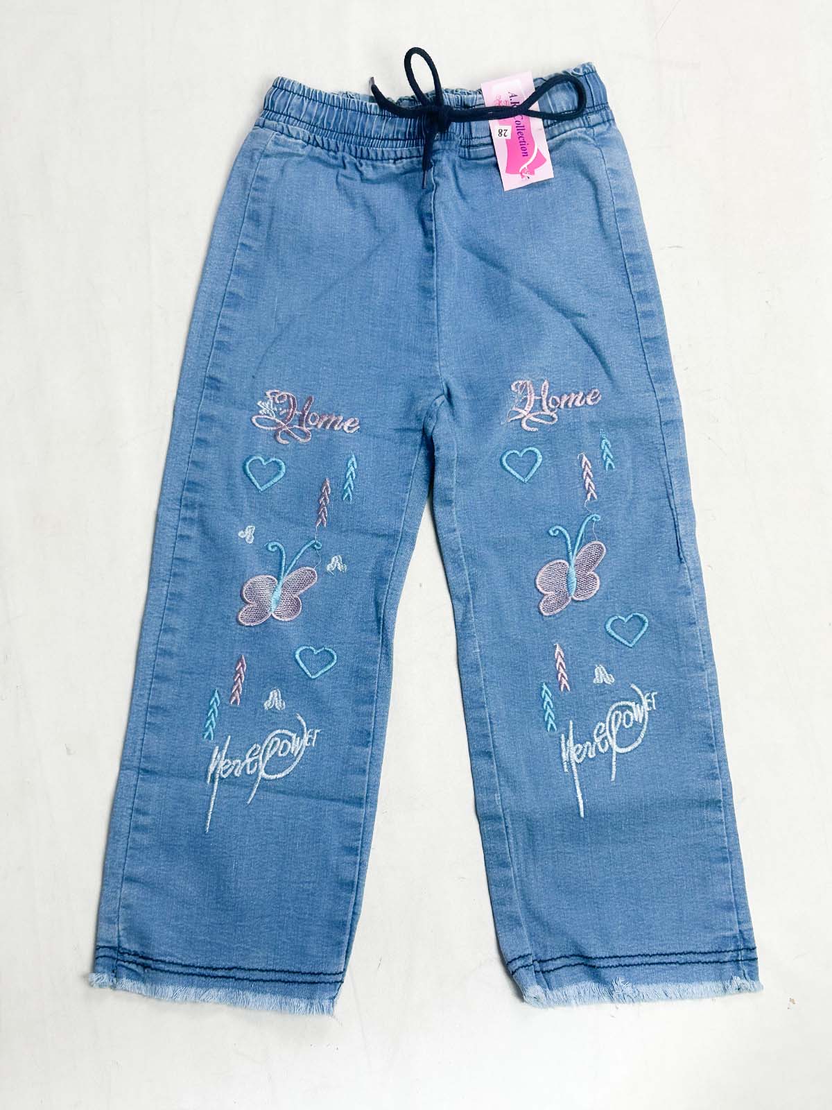 8Yrs - 14Yrs Blue Stretchable Denim Jeans For Girls AR GJ37