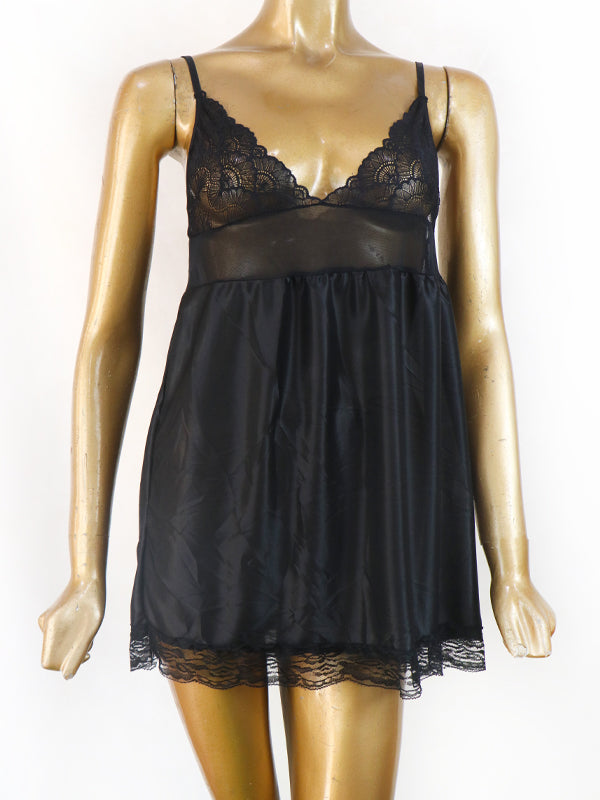 Black - Short Nighty For Women WSN02