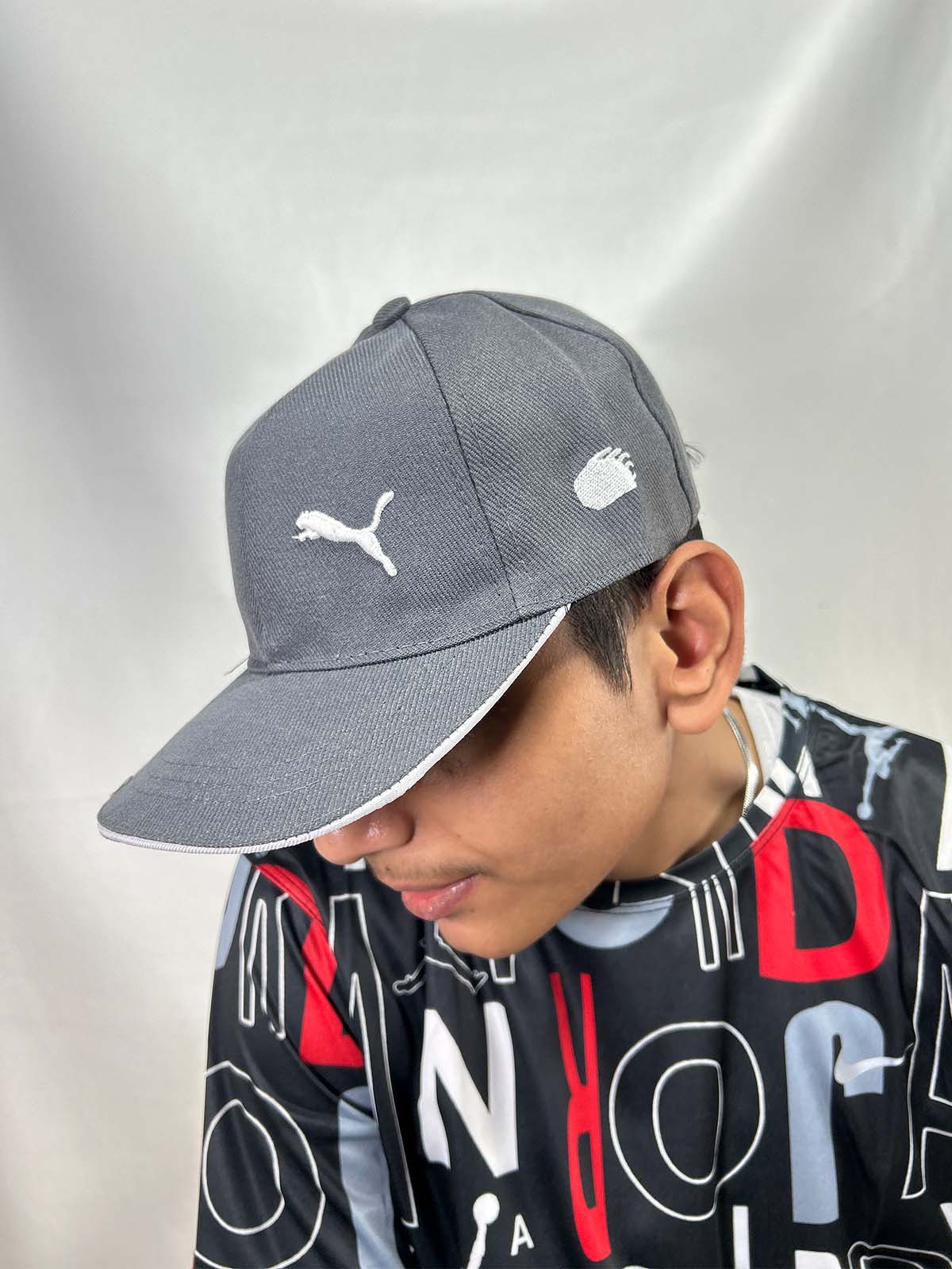 Grey Basic P-Cap For Men CAP5