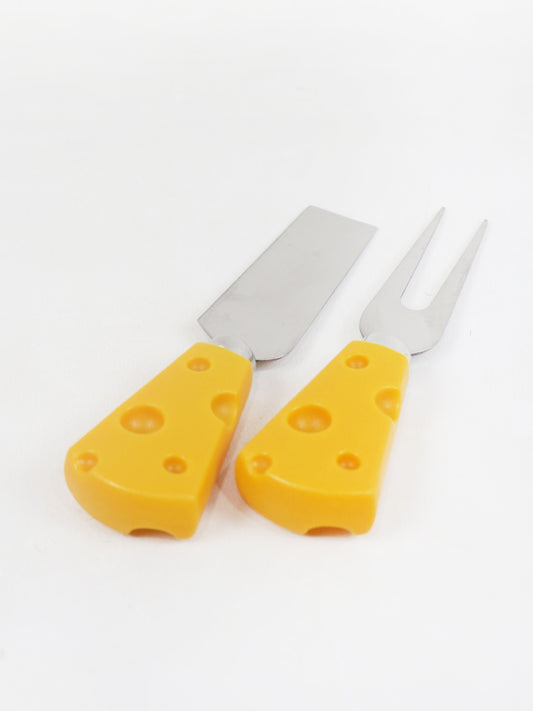 2Pc Cheese Knife Set
