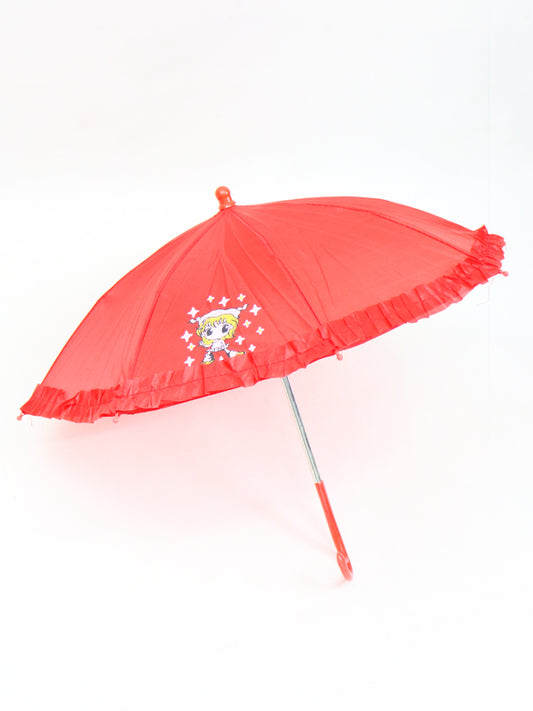 Small Cartoon Umbrella For Kids Red KU01