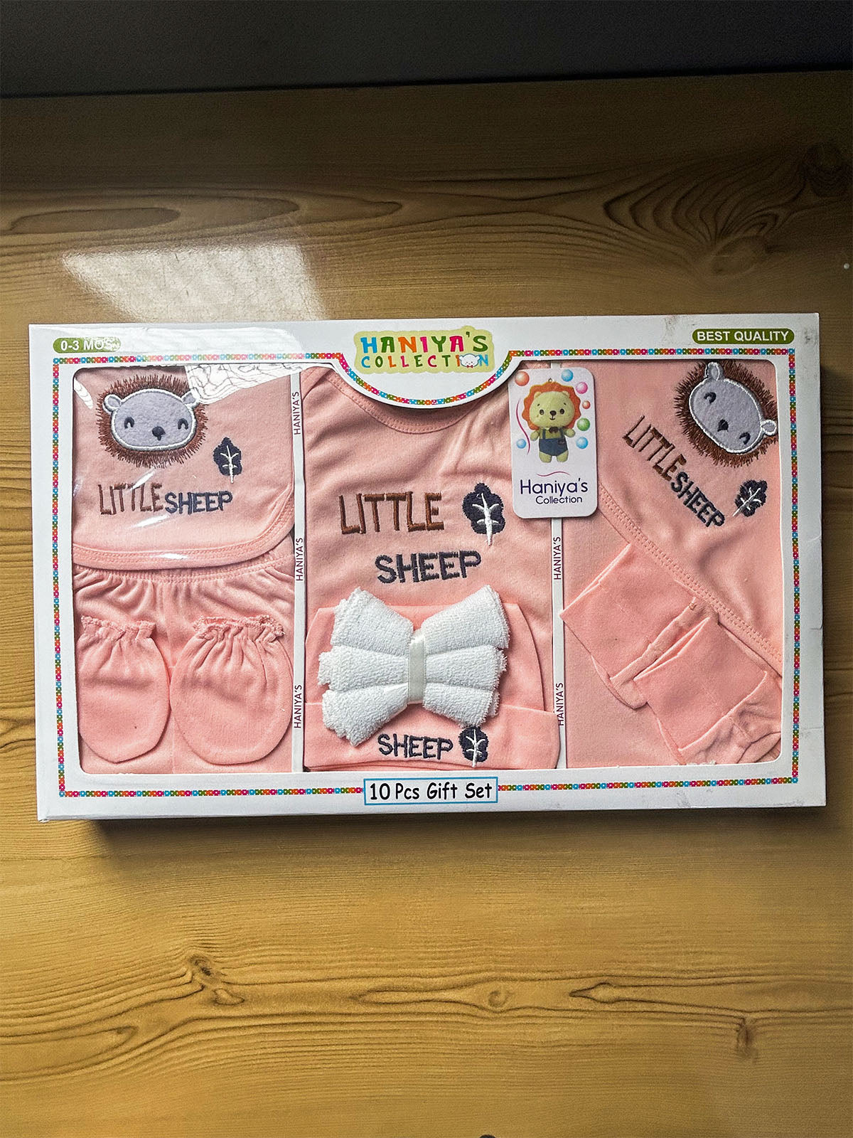 0Mth - 3Mth Pink 10Pcs Gift Set For Newborn HG NBGS382