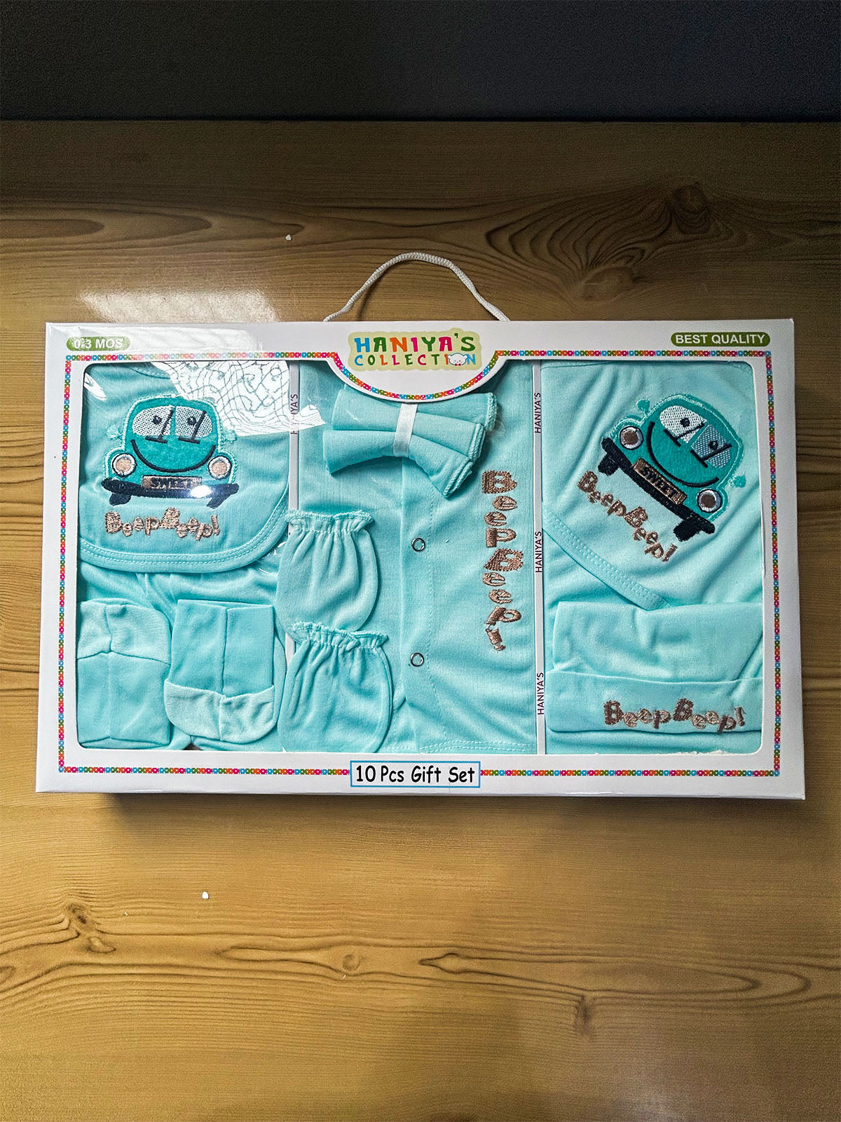 0Mth - 3Mth Sea Green 10Pcs Gift Set For Newborn HG NBGS388