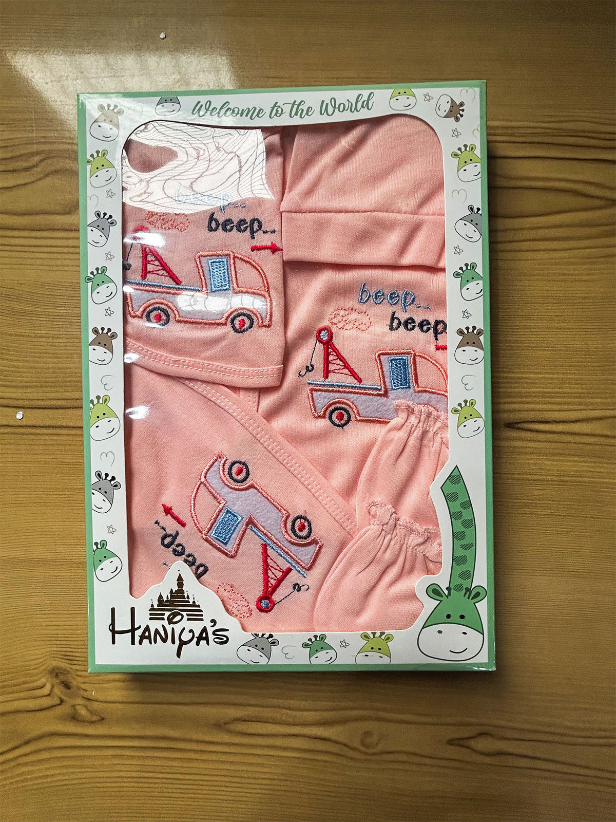 0Mth - 3Mth Pink 6Pcs Gift Set For Newborn HG NBGS389
