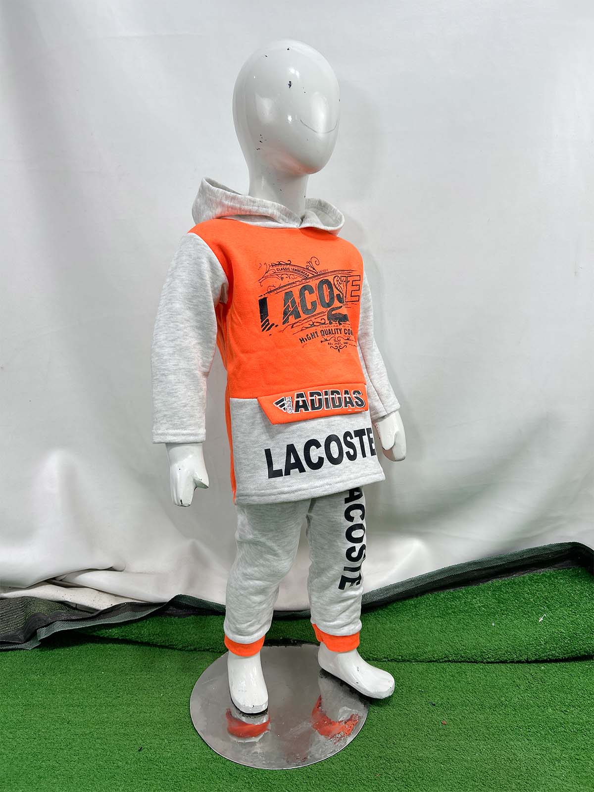 2Yr - 5Yrs Fleece LAC Orange Suit For Kids SH BS560