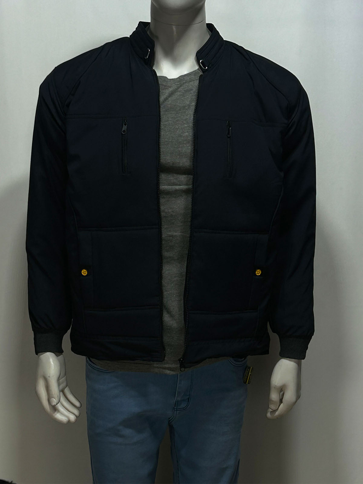 Winter Jacket for Men Jet Black MJ38