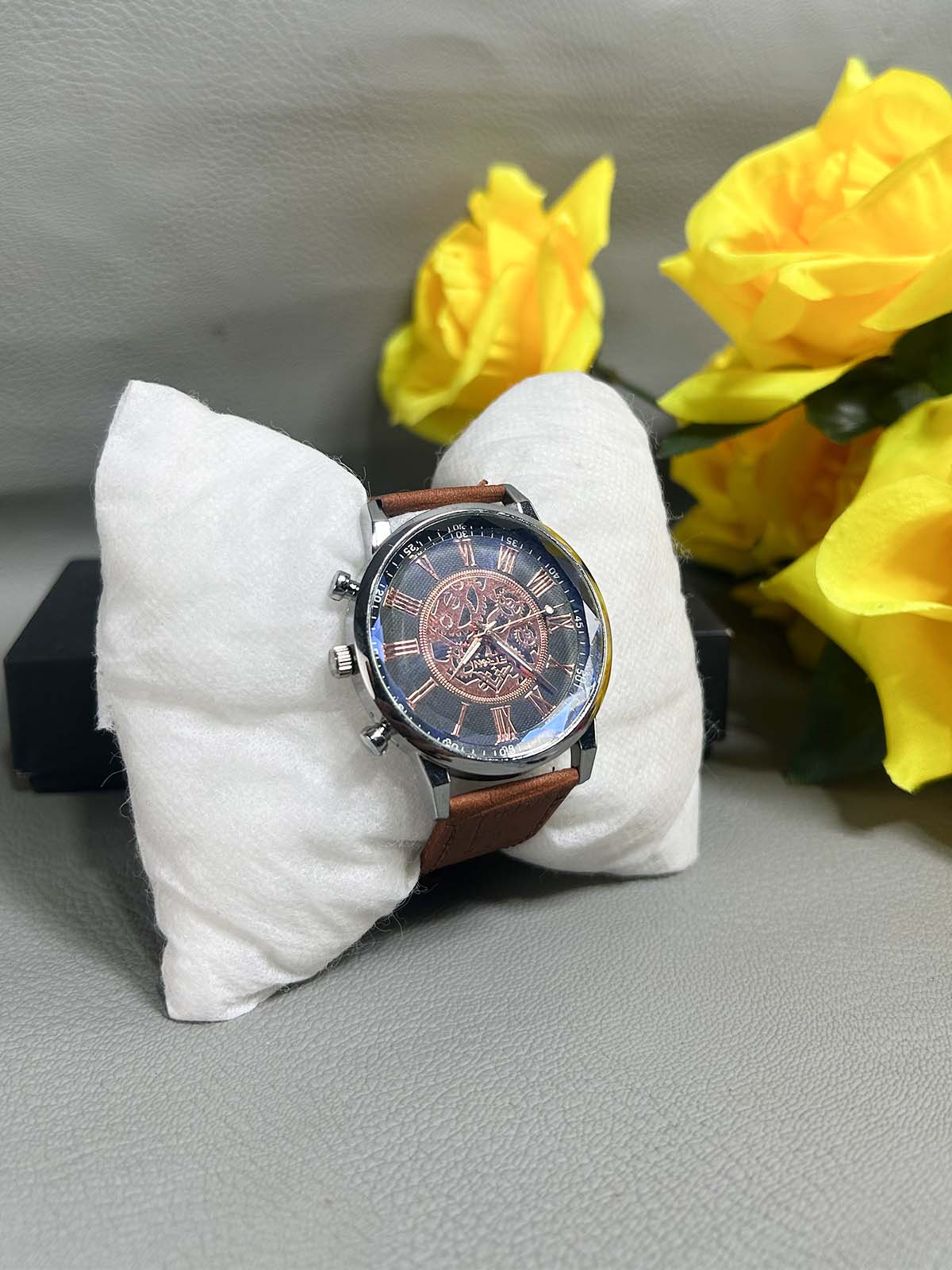 Brown Strap Watch For Men MW184