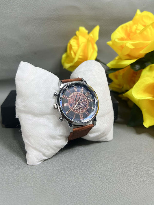 Brown Strap Watch For Men MW184