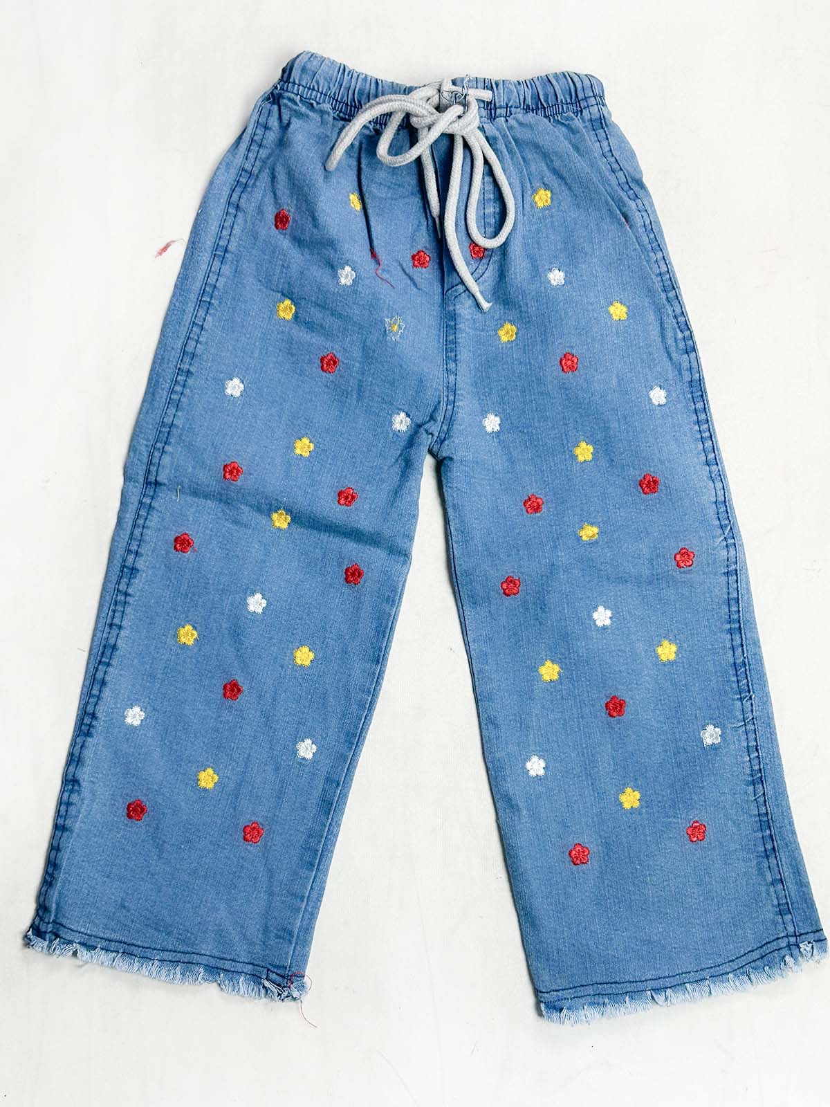 4Yrs - 13Yrs Blue Stretchable Denim Jeans For Girls AR GJ38