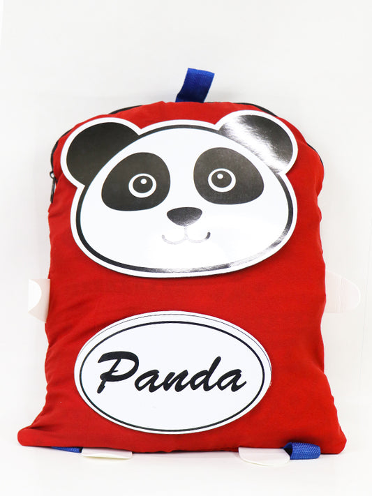 Panda Bag for kids Red