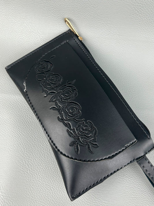 Black Hand Pouch For Women's WHB77