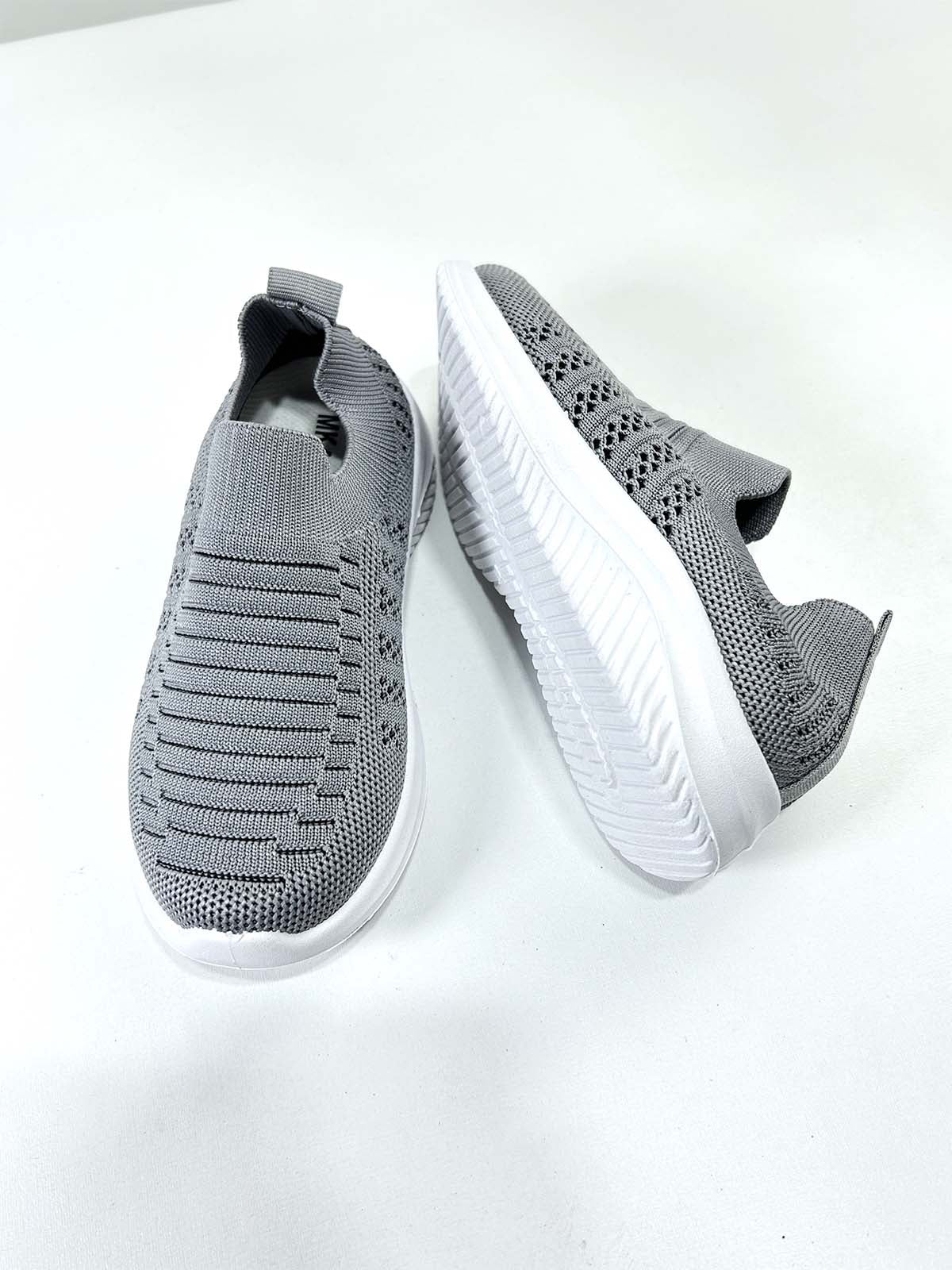 4Yrs - 12Yrs Grey Casual Sneakers For Kids BJ39