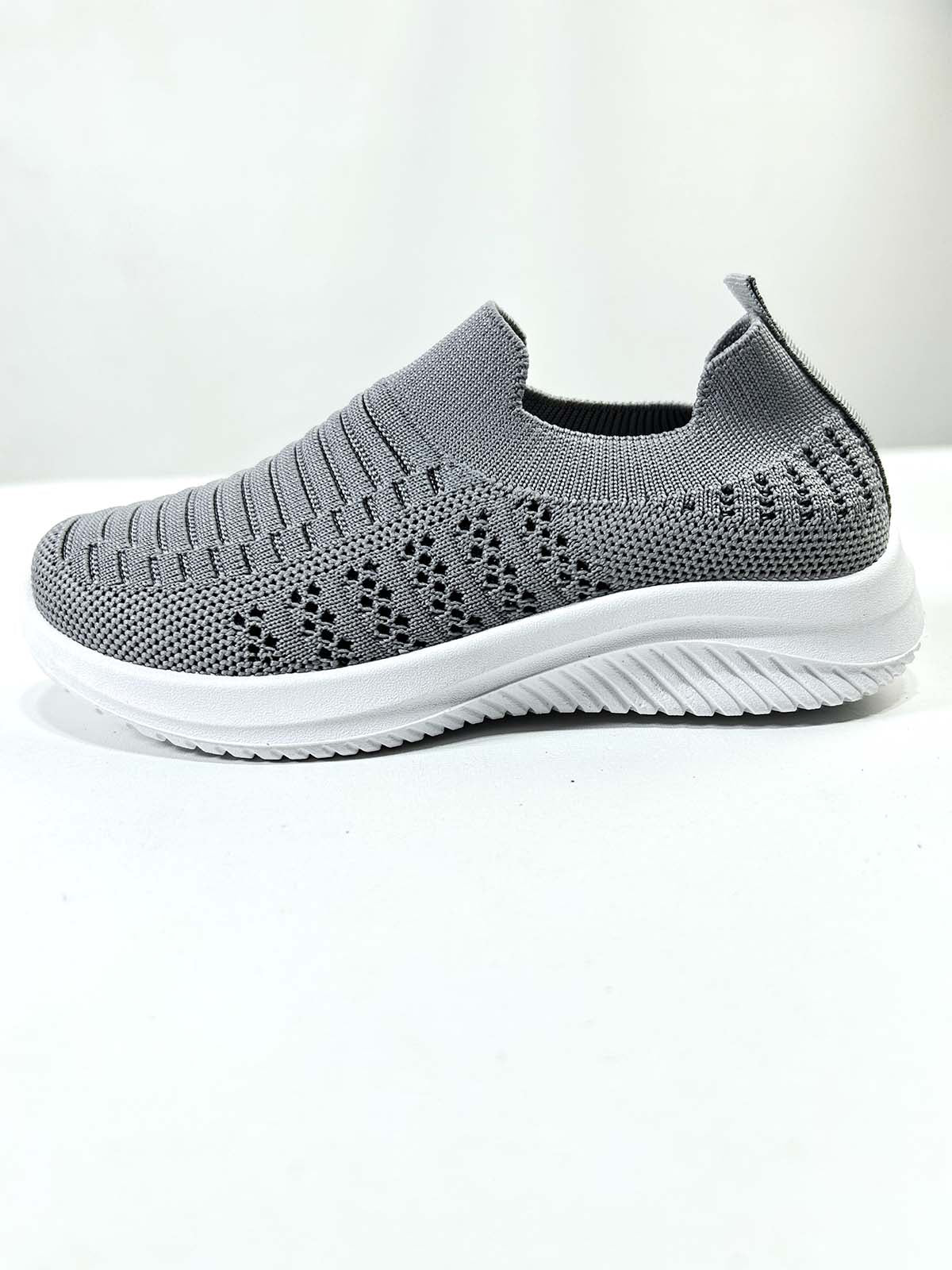 4Yrs - 12Yrs Grey Casual Sneakers For Kids BJ39