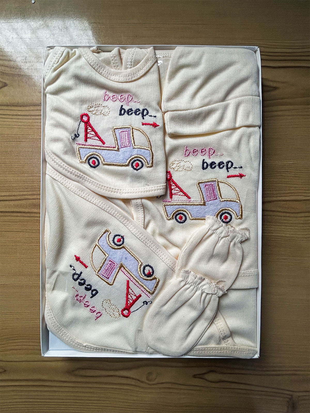 0Mth - 3Mth Yellow 6Pcs Gift Set For Newborn HG NBGS390
