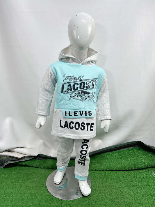 2Yr - 5Yrs Fleece LAC Ferozi Suit For Kids SH BS561