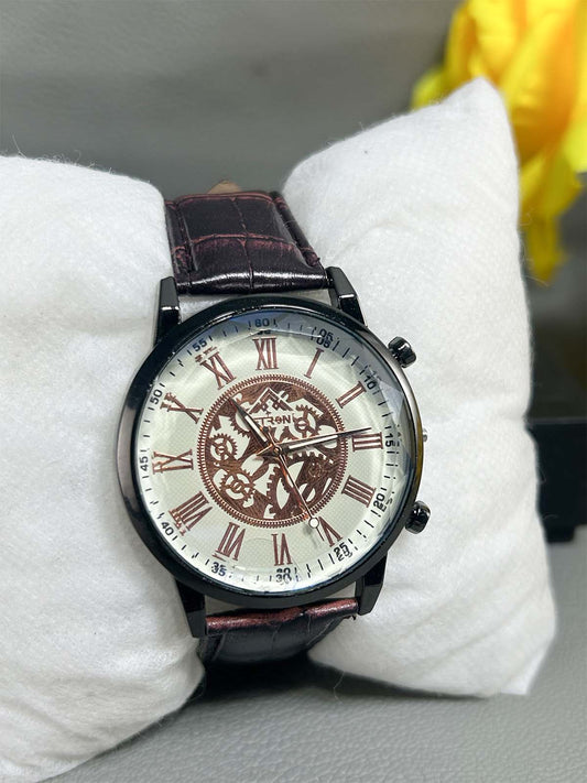 Brown Strap Watch For Men MW185