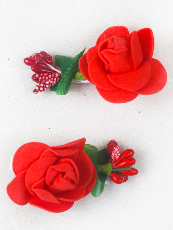 Pack Of 2 Multicolor Hair Clips For Girls GHC54