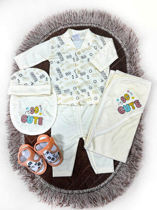 0Mth - 3Mth So Cute 5Pcs Gift Set For Newborn HG NBGS227