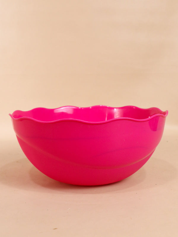 Pink Plastic Serving Bowl MB10