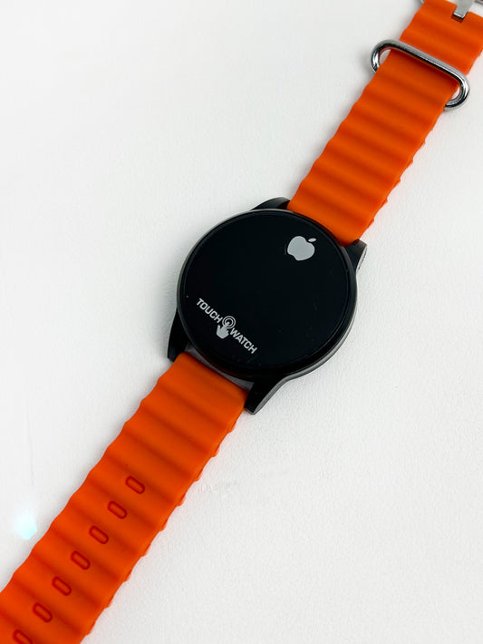 Orange LED Touch Wrist Watch For Mens/Boys MW70