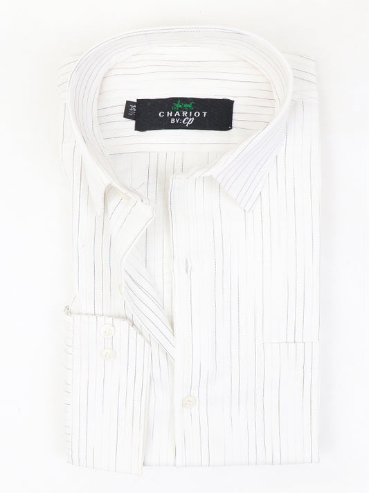 Z Men's Formal Dress Shirt D-03 White