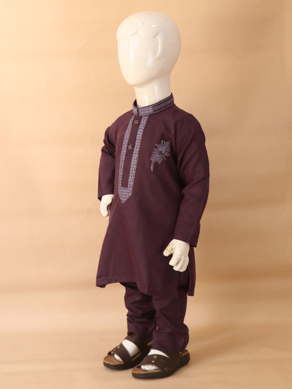 BKP08 IM Boys Kurta Pajama 2Yrs - 14Yrs Maroon