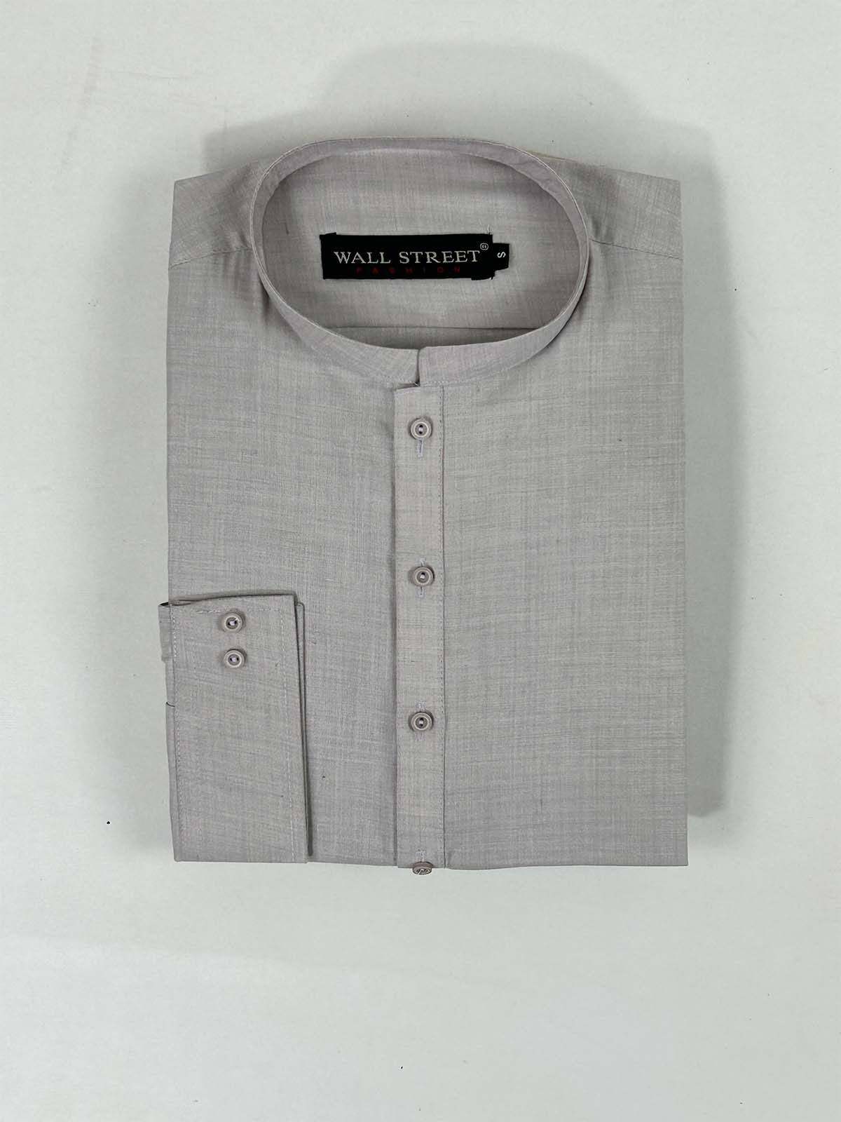 P831-3 Grey Stitched Kurta Pajama Suit For Men MSK283