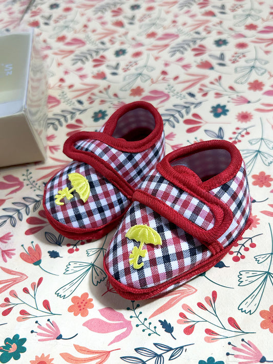Red Bootie For Newborn NB108