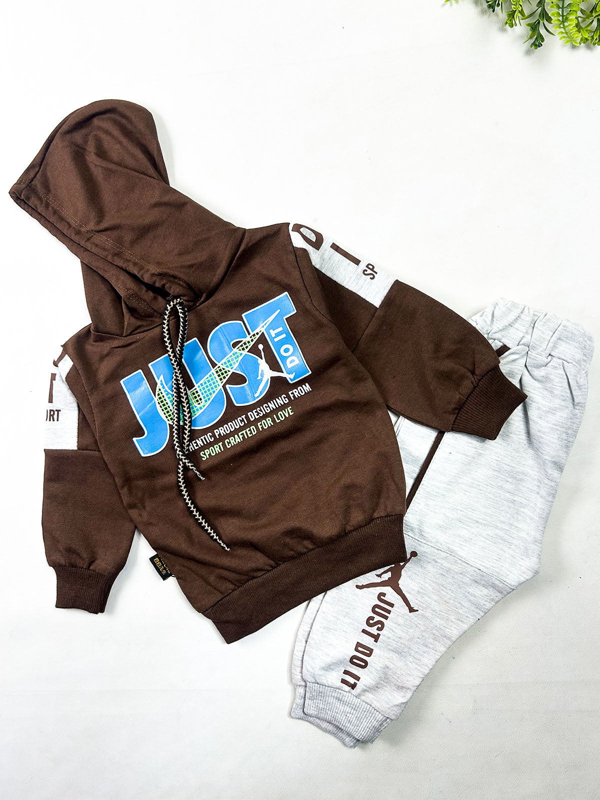 1Yr - 4Yrs JDI Brown Suit For Kids BS824