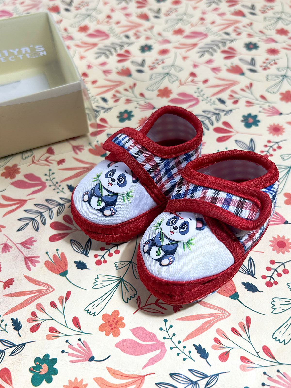 Red Bootie For Newborn NB112