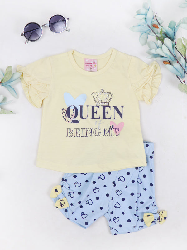 NBS15 ZG Newborn Baby Suit 3Mth - 9Mth Queen Yellow