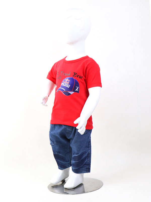 WL Kids Suit 1Yr - 4Yrs Red Bull Red