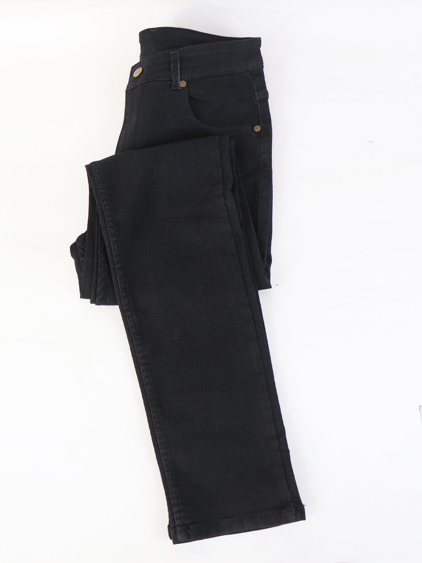 Men's Stretchable Regular Fit Denim Jeans Black