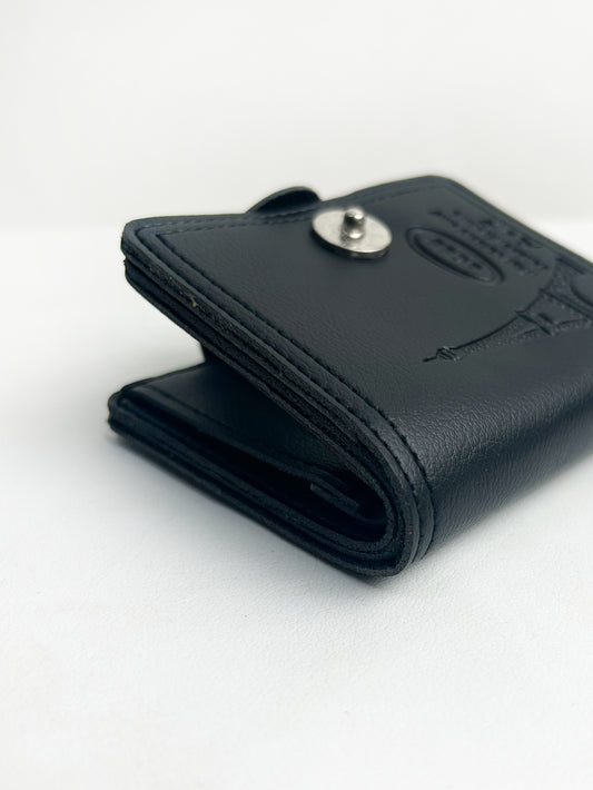 Black Syn-Leather Wallet For Men MW07