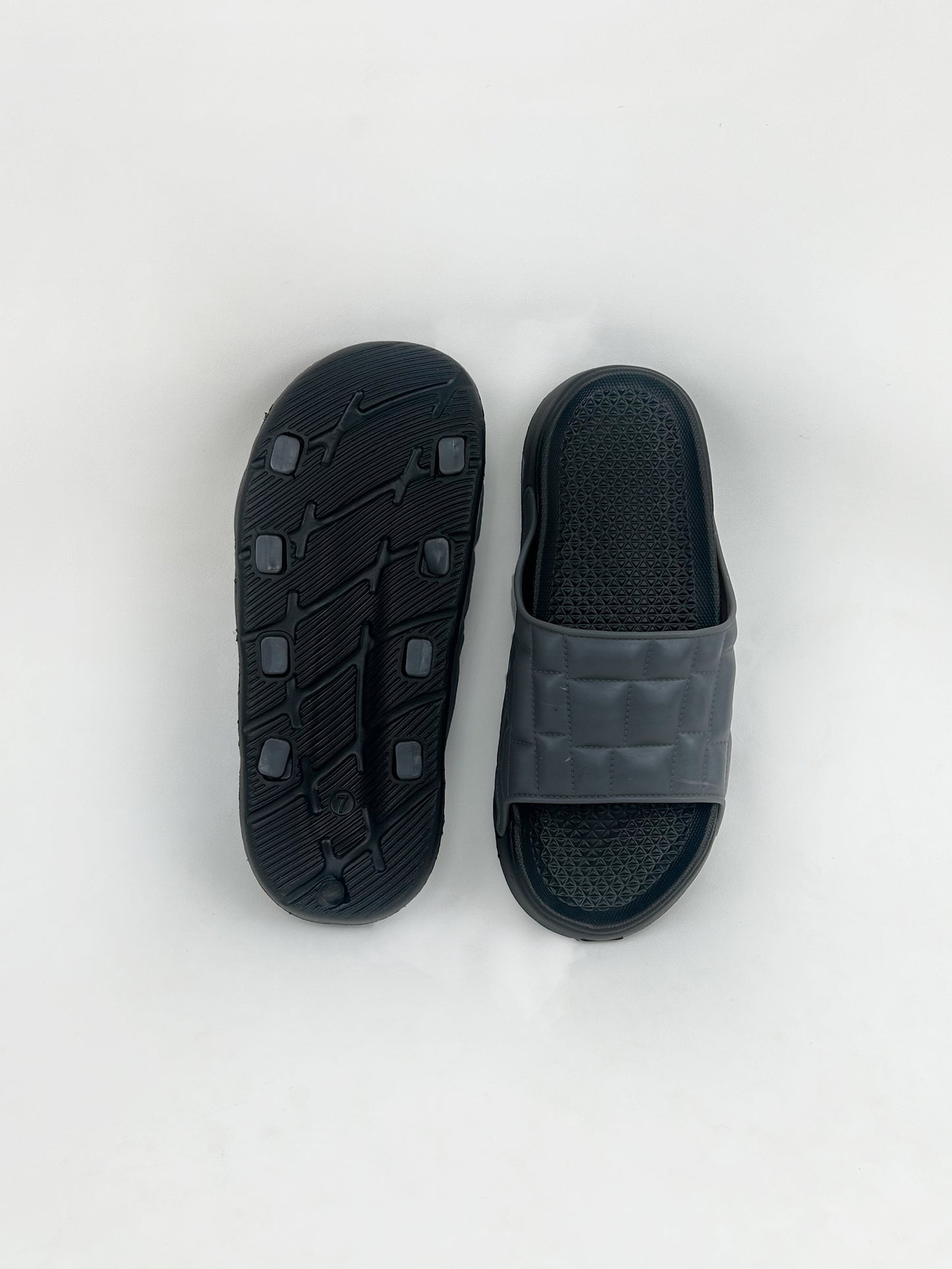 B Grey Soft Slipper For Men MC50