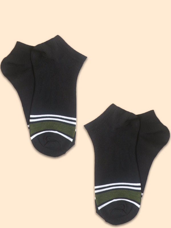 Pack Of 2 Multicolor Ankle Socks for Men MS16