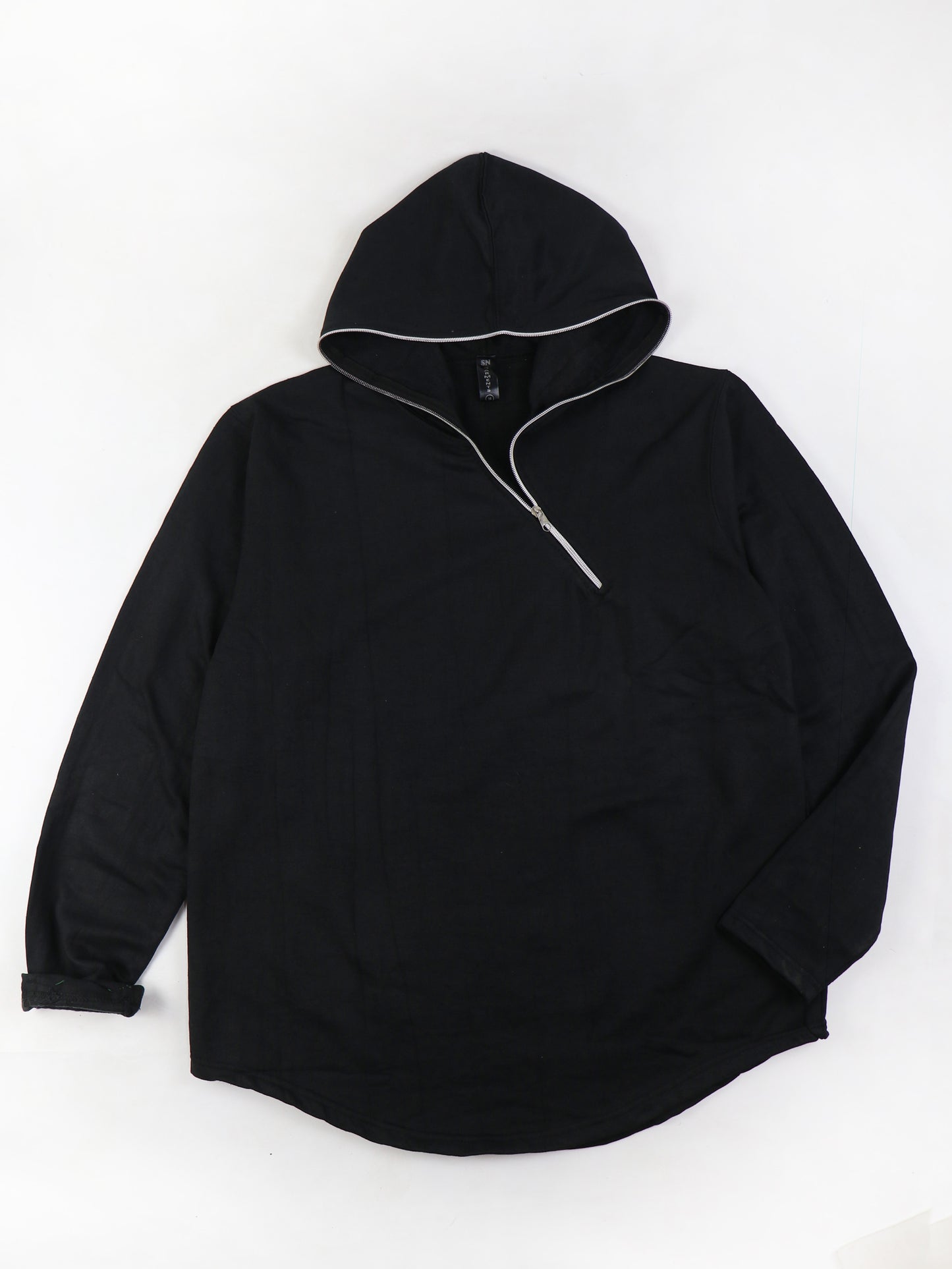 MH06 NS Unisex Pullover Hoodie Plain Black – The Cut Price