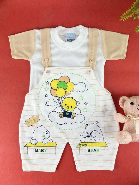 3Mth - 9Mth Brown Romper For Newborn HG NBR143