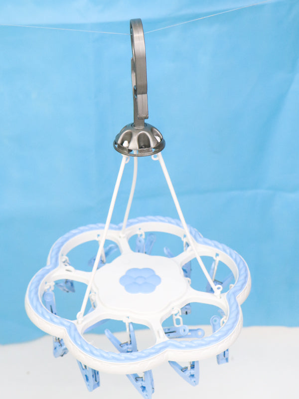 Newborn Clothes Hanger Design 01 Sky Blue