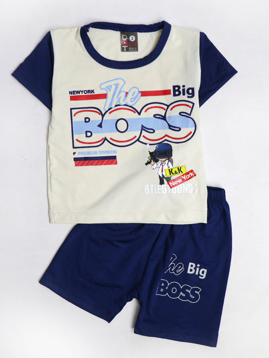 NBS03 HG Newborn Baba Suit 3Mth - 9Mth Boss Blue