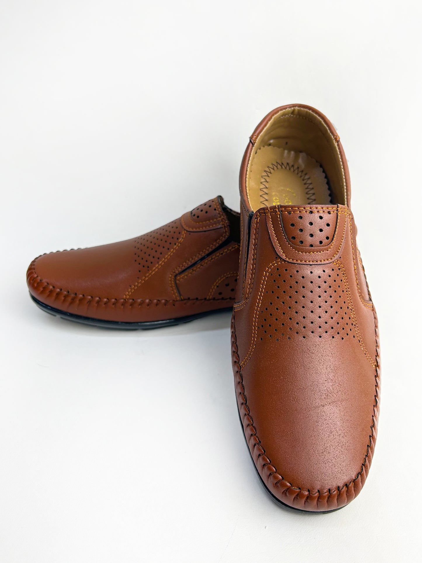 Light Brown Formal Shoes For Men SC MS68