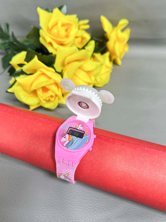 Pink Wrist Watch For Girls KWW61
