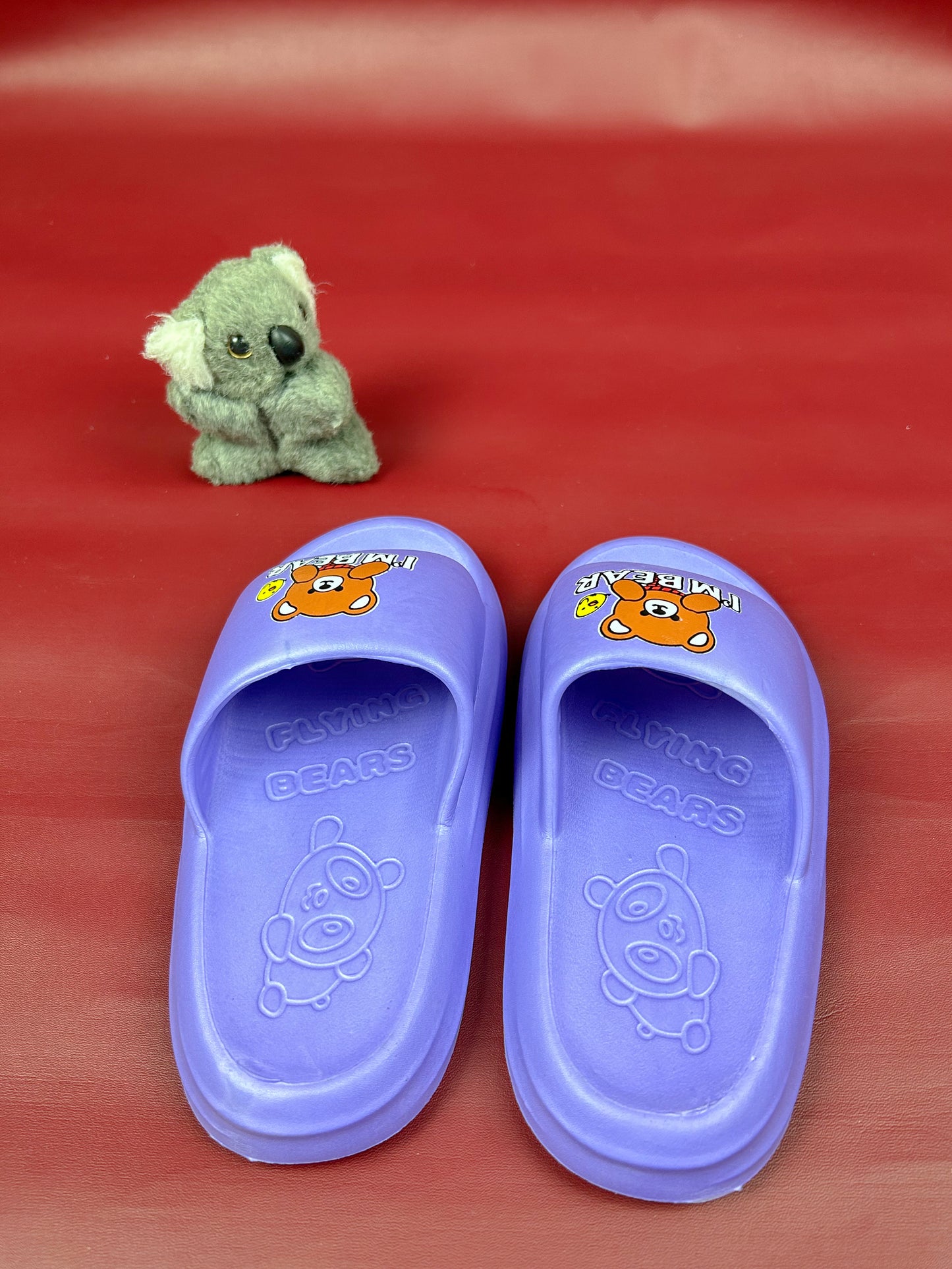 Purple Casual Soft Slippers for Kids KS19