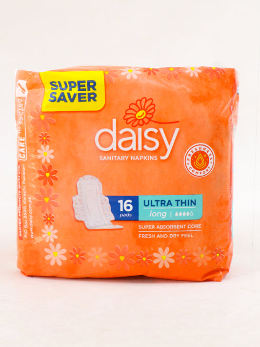 PAD1 Daisy Super Plus 16 Pcs Sanitary Napkins