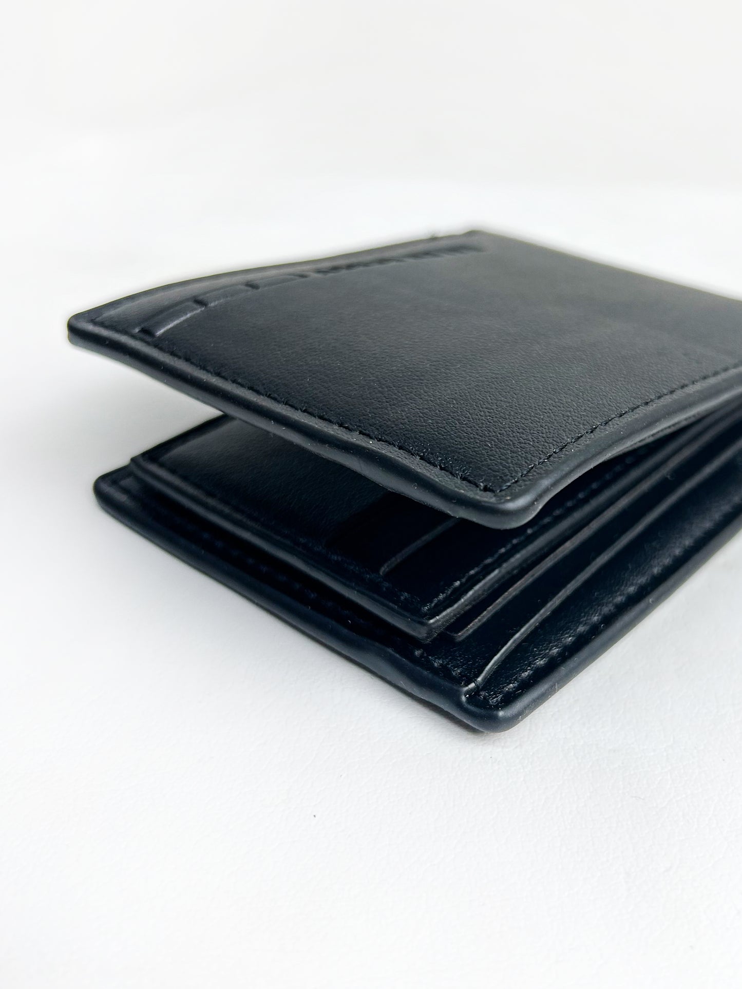 Black Syn-Leather Wallet For Men MW35