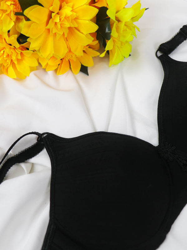 LB10 Black Foam Bra For Women